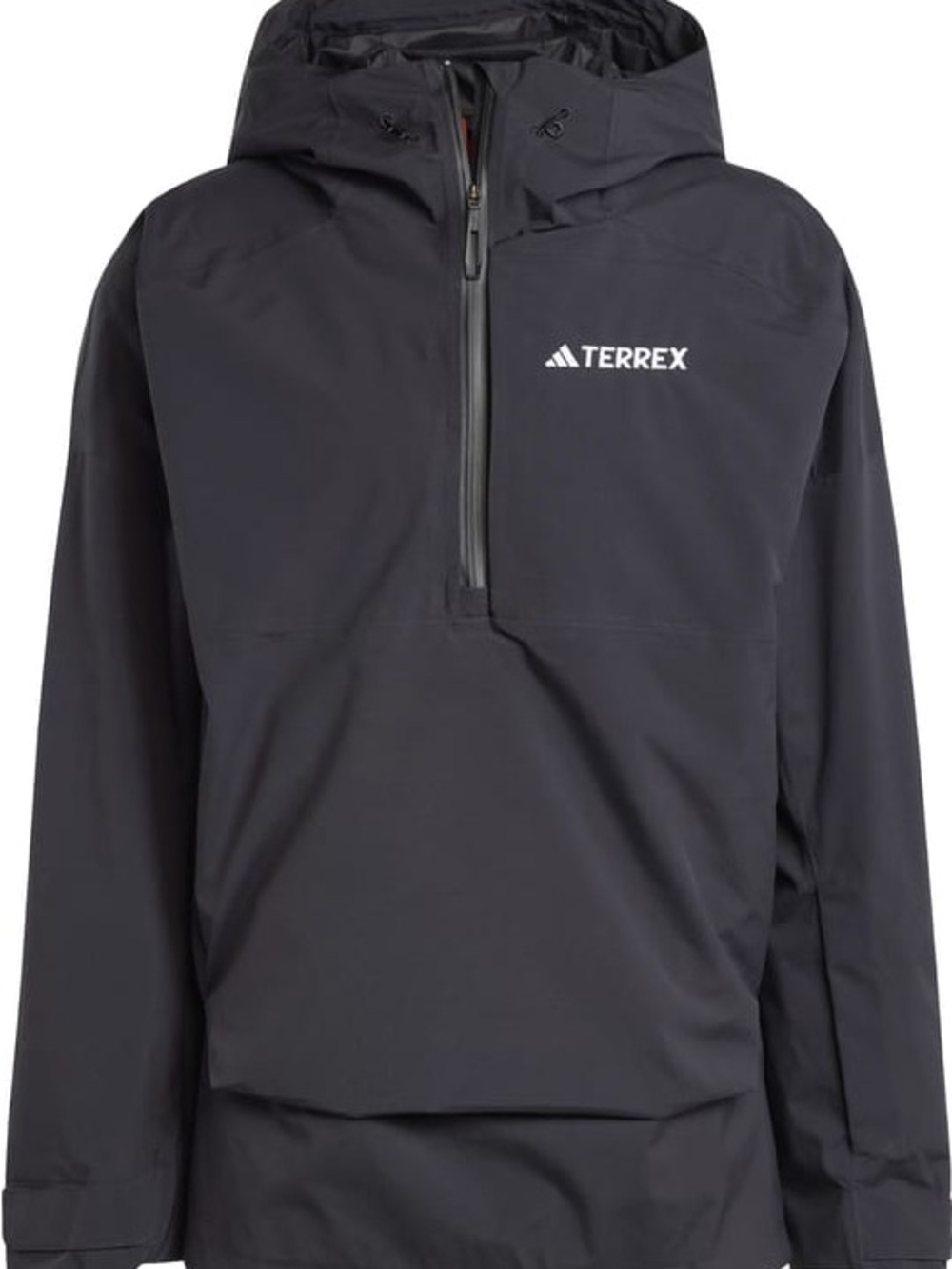 adidas Terrex Black Hooded Rain Anorak